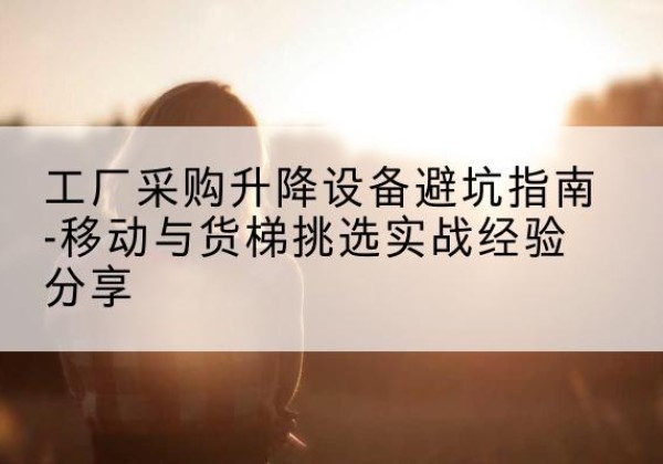 驻马店移动式升降机怎么选-工厂采购升降设备避坑指南-移动与货梯挑选实战经验分享